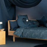 Duvet Cama Individual - GOLD BUBBLE NIGHT BLUE