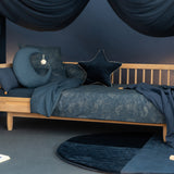 Duvet Cama Individual - GOLD BUBBLE NIGHT BLUE